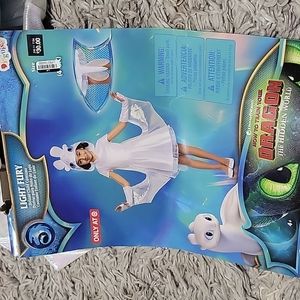 Light Fury Girls Dragon Halloween Costume